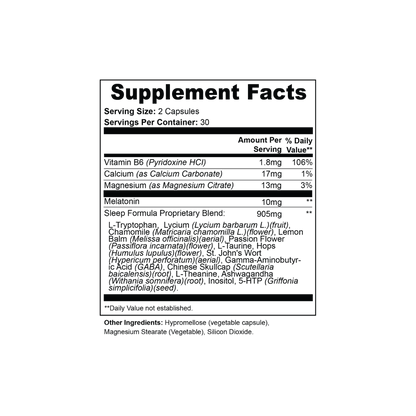 It's Time To SNOOZE with Magnesium - 30 Servings